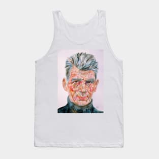 SAMUEL BECKETT watercolor portrait .1 Tank Top